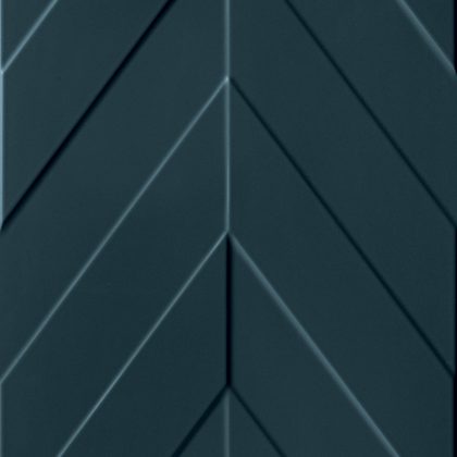 Dlažba Marca Corona 4D Chevron Deep Blue